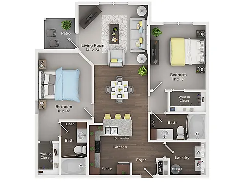 Floor plan The Canal