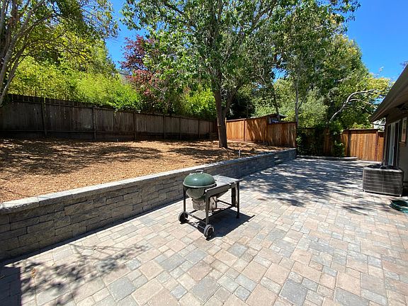 Backyard View from Kitchen