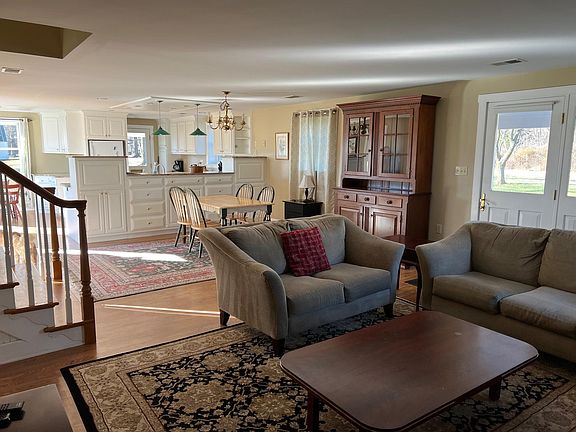 open living room, dining, kitchen