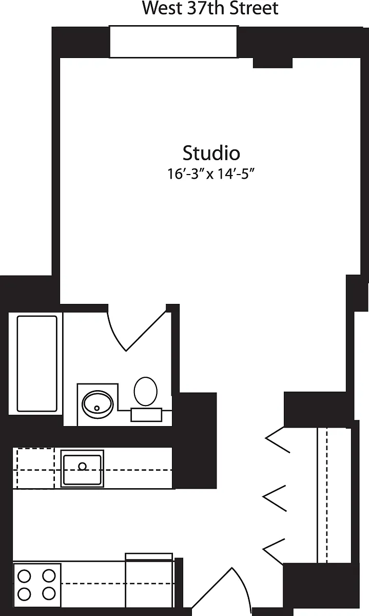 Building Photo - 400 W 37th St #9S