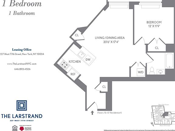2nd image of 227 W 77th St APT 16K