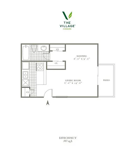 Floor plan Studio - Unit Sizes Range
