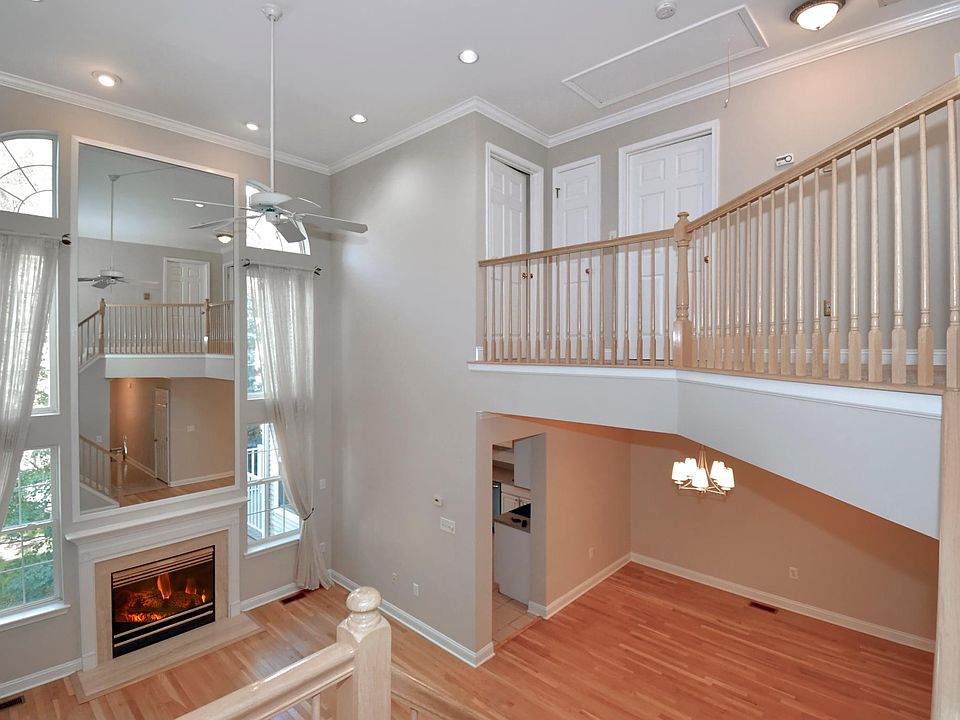 living room view from stairs