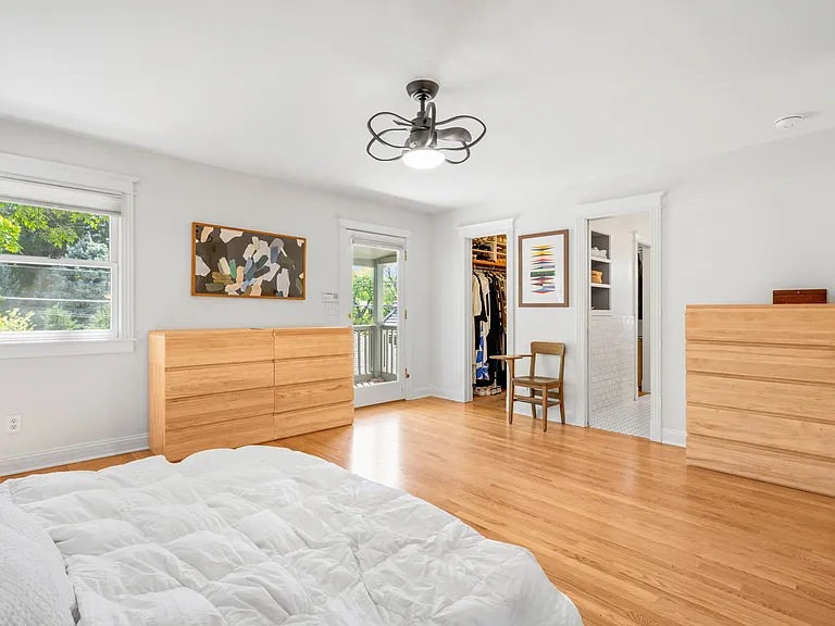 Primary Bedroom with Balcony, Lots of Light, Walk-In Closet, and Ensuite