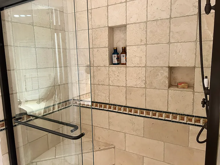Bathroom#2 - shower, private for bedroom #2.