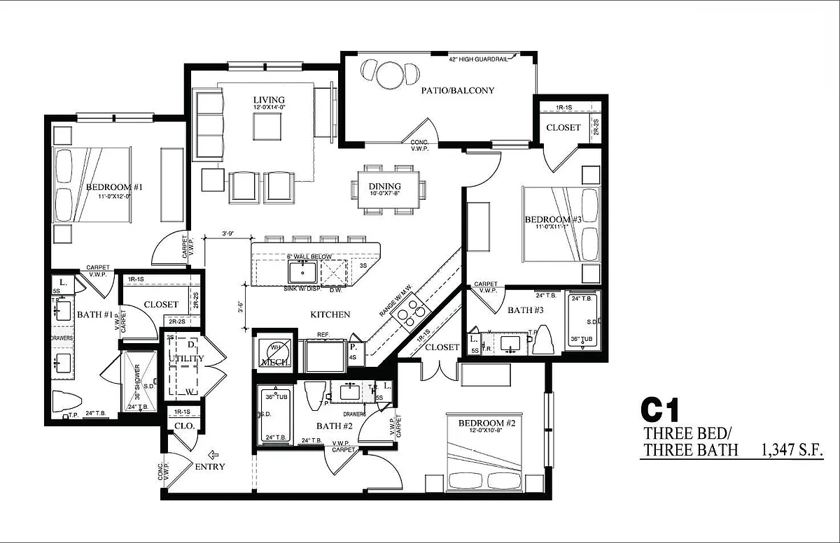Floor plan C1
