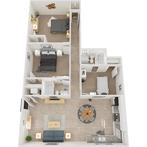 Floor plan C1 Renovated