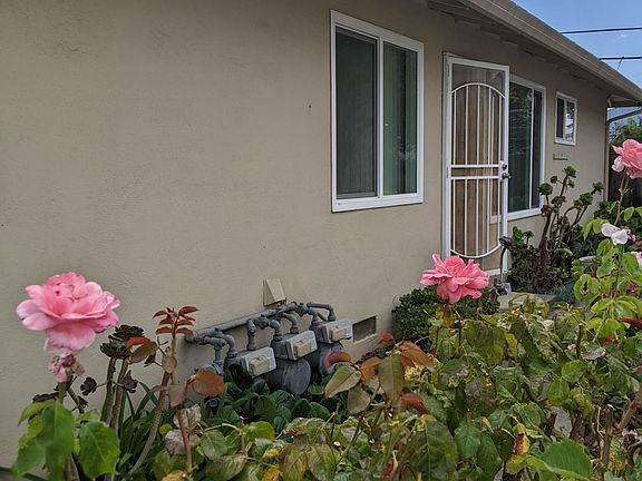 Front door with security screen.