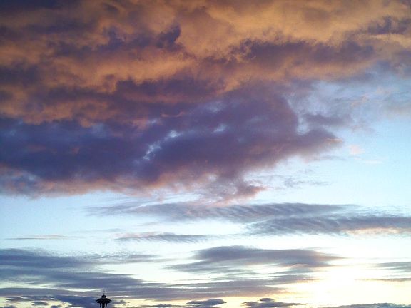 West view sunset
