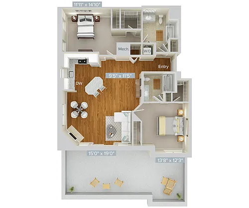 Floor plan B28-1336