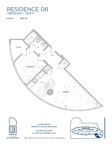 Floor plan 1X1