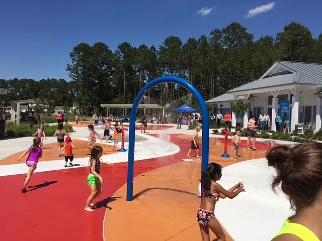 Splash Pad located at the Midway Park Community Center