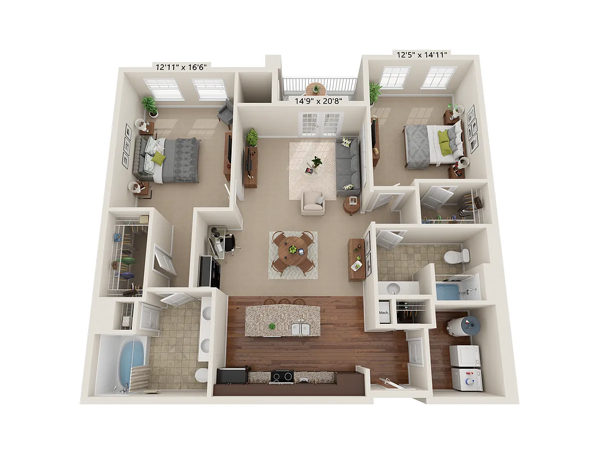 Floor plan Serenity