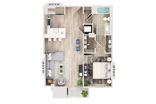 Floor plan A12A