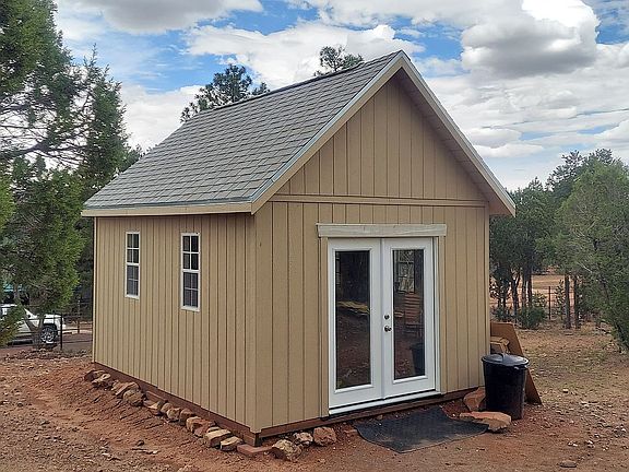 12'x16' wired and insulated shed