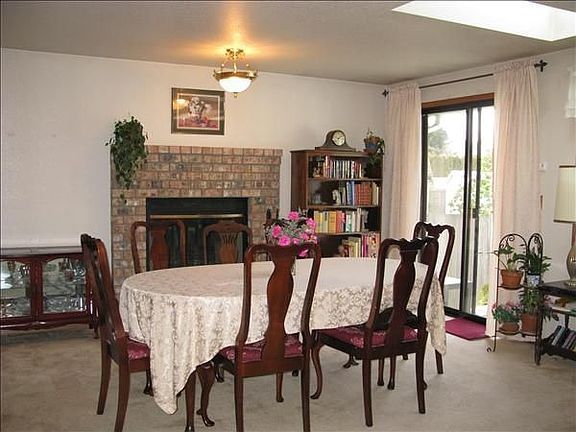 Formal Dining room with Fireplace