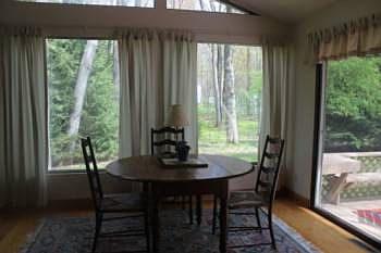 Another view of the dining room looking East