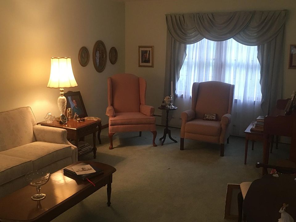 The living room nicely appointed with southern style furniture