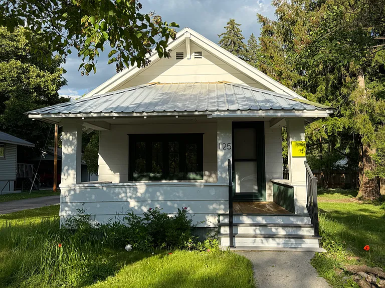 front of house / covered porch