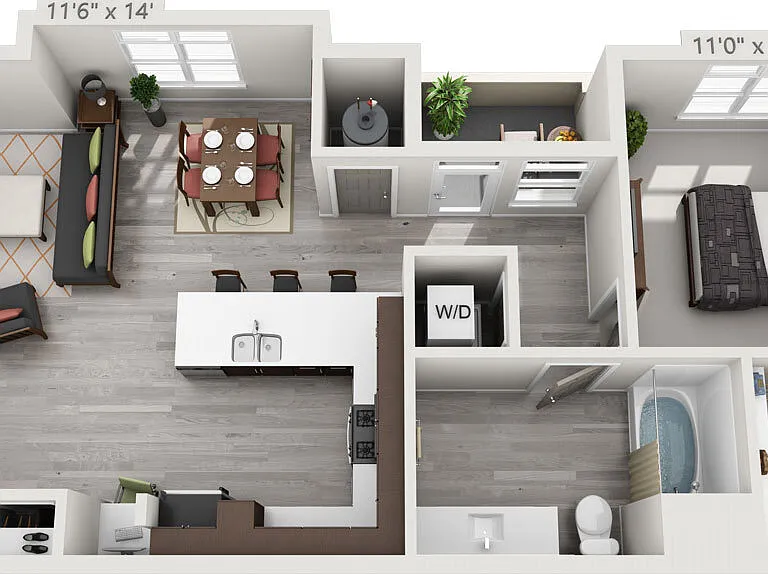 Solana Olde Town Station - Onyx - 1 Beds - 1 Baths - 849 Sq. ft.