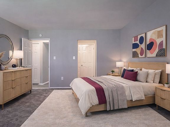 Unveil your ideal living space at The Crossings at Neshaminy Apartments. Enjoy a beautifully designed bedroom featuring modern decor and ample storage for ultimate comfort. Discover the perfect blend of style and convenienceschedule your tour today!