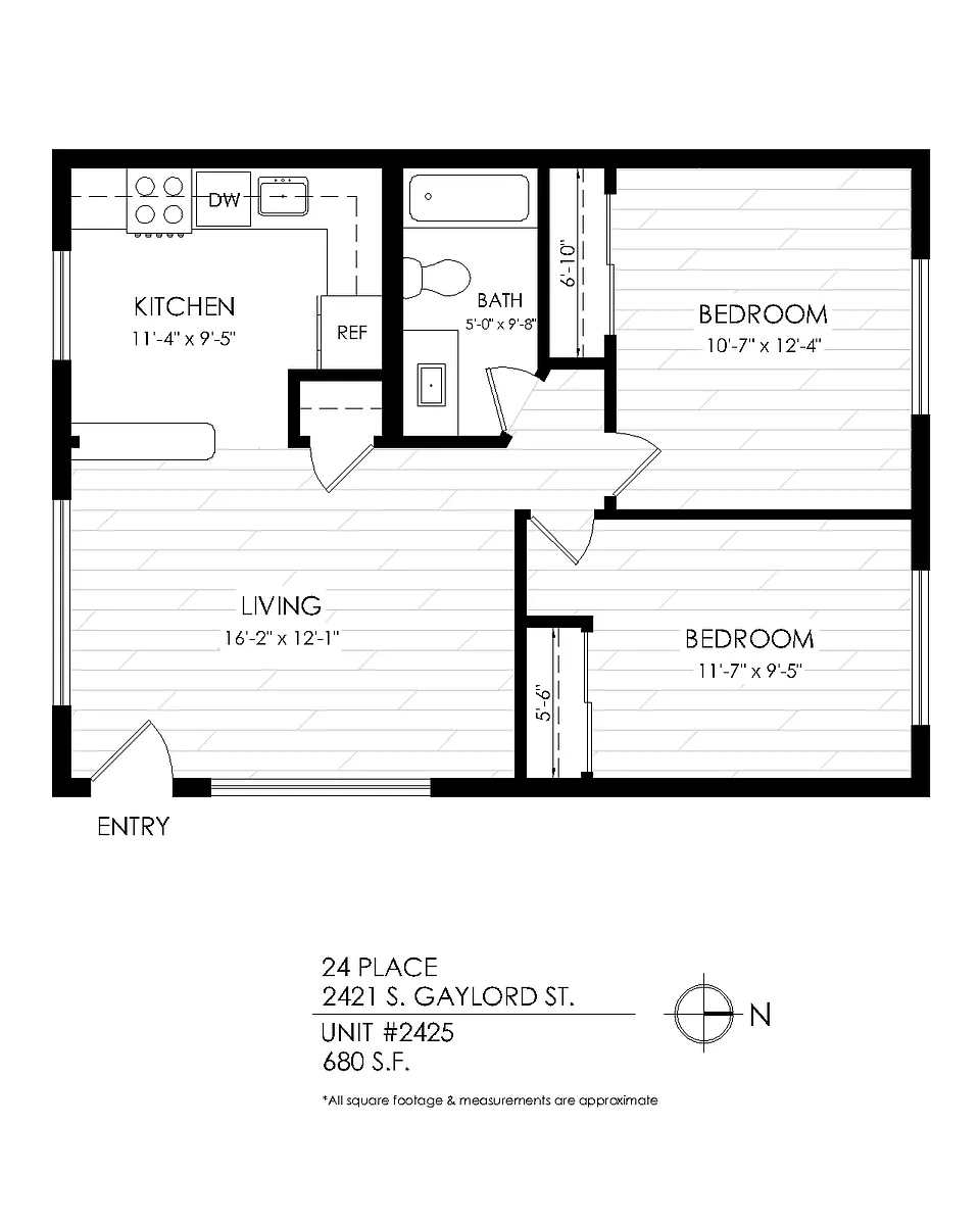 Floor plan 2 Bedroom