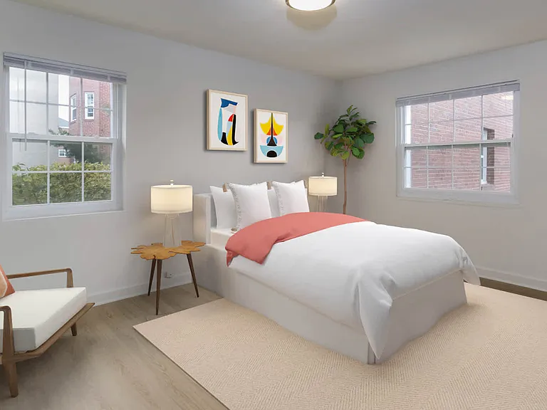Bedroom with Hard Surface Flooring