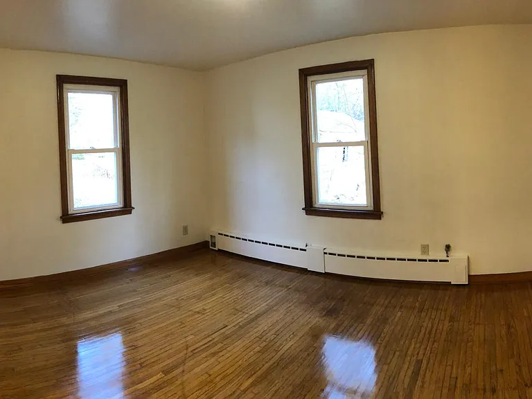 Bedroom two is similar to bedroom one. nice size for a bedroom.