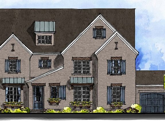 Tiburon - English Cottage 3-Car Side Load Garage Note Renderings may show optional features