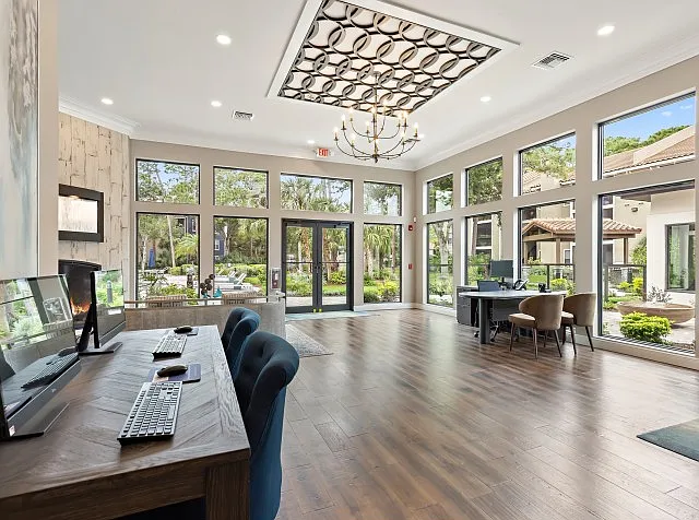 Leasing Office with Business Center