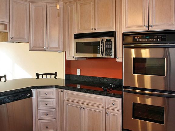 The Kitchen features stainless steel Whirlpool appliances!