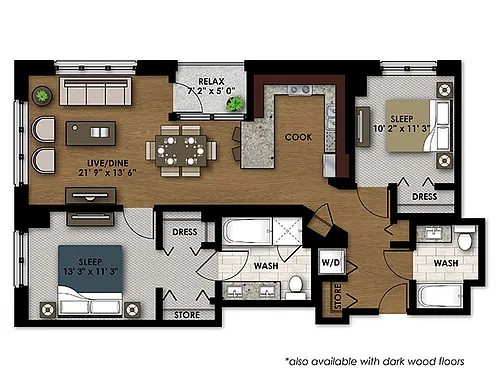 Floor plan C500