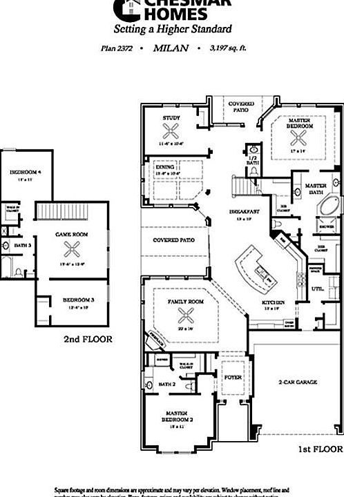This new home will have two master bedrooms downstairs! It has a second patio to the side that will be flagstone. With all these features, this will sell quickly!