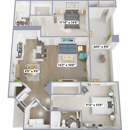 Floor plan The Dogwood