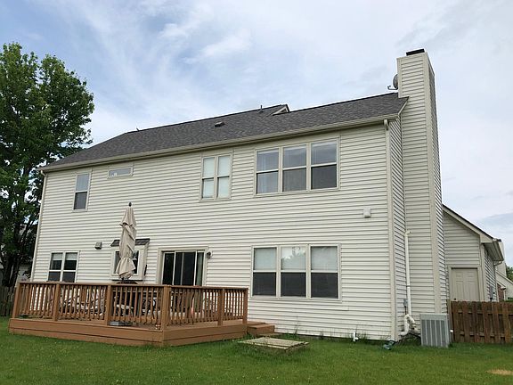 back of the house with 16X16 deck