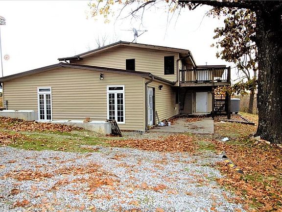West side of the house.