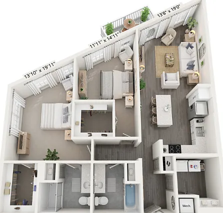 B3 floor plan Town Center at Berry Farms