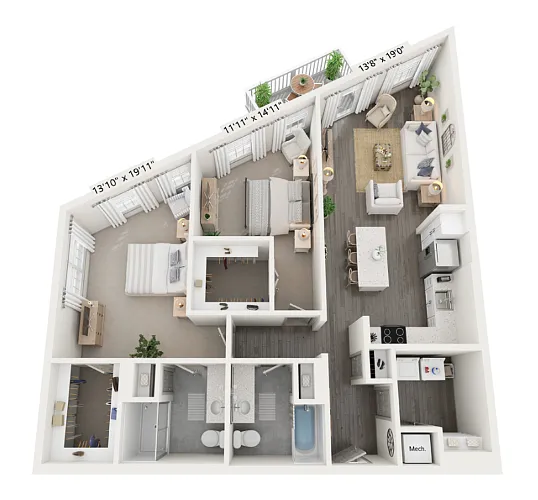 Floor plan B3