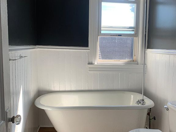 Clawfoot tub to soak in