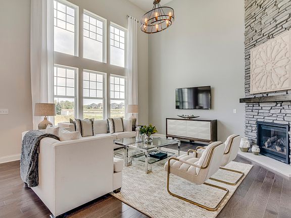Elegant Two-Story Gathering Room