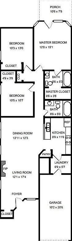 3 bed, 2.0 bath, 1206 sqft, $1,850 — Photo 2