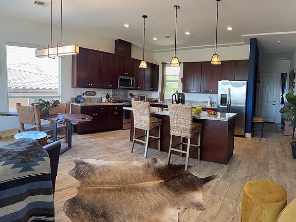 View of Kitchen from the living room
