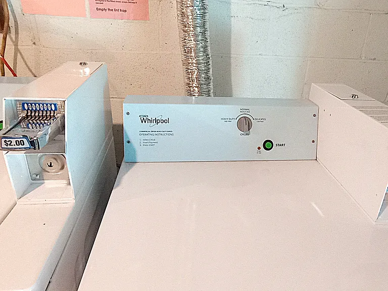 Coin-operated washer & dryer