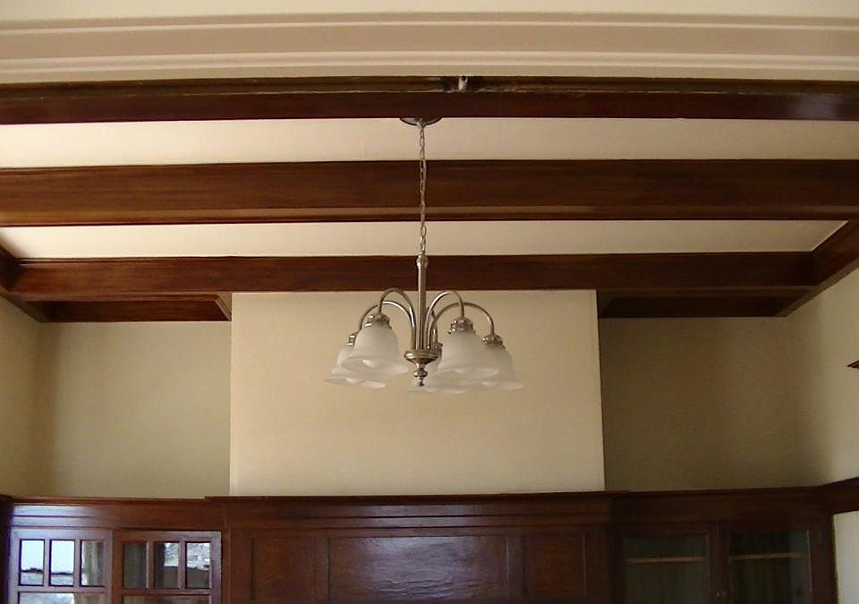 beamed ceiling