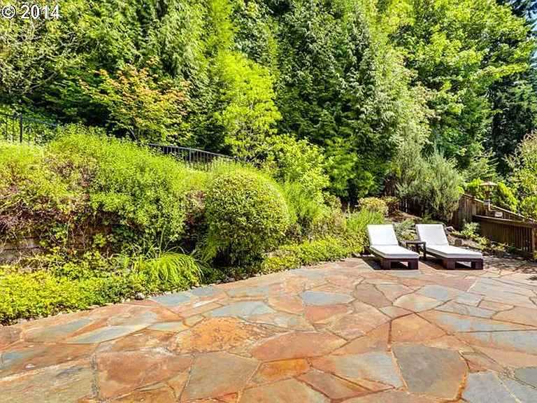 Backyard patio