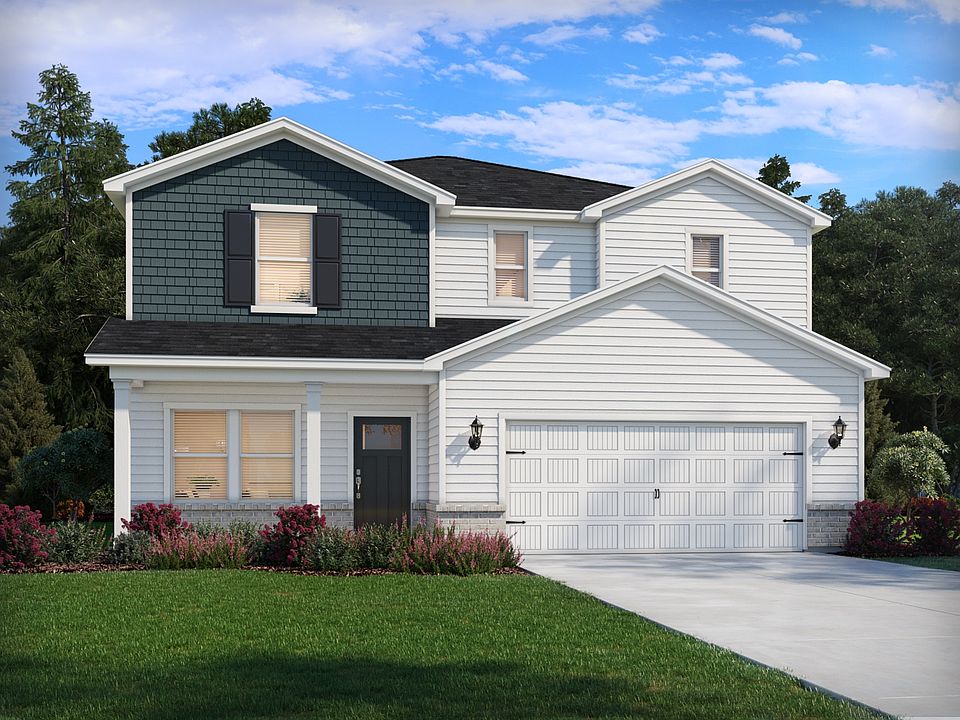 Dakota front exterior at a Meritage Homes community in Angier, NC.