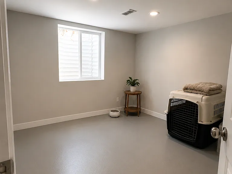 Basement room