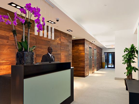 Doorman and lobby