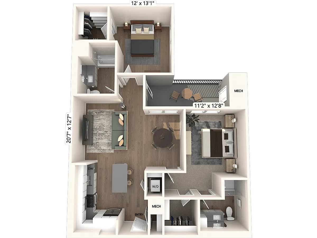 Floor plan B12-Upgrade