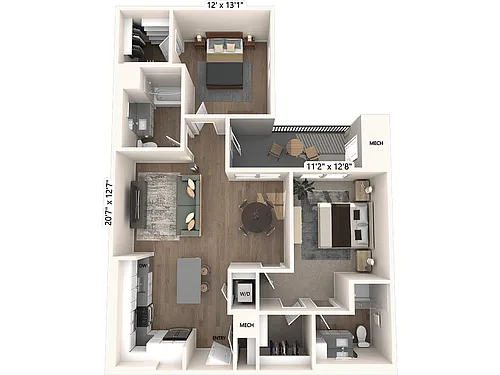 Floor plan B12-Upgrade